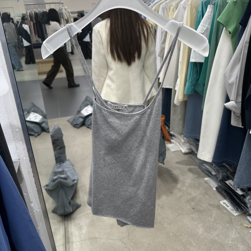 HELVETICA韓國直郵實拍女裝新款時尚26春夏熱賣推薦吊帶背心HELVETICA吊帶/背心圖色3