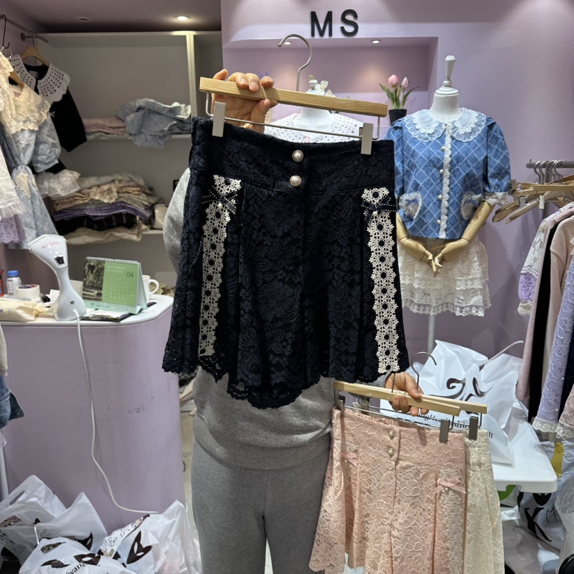 MS韓國直郵實拍女裝新款時尚人氣熱賣26春夏休閑推薦短褲MS短褲圖色3