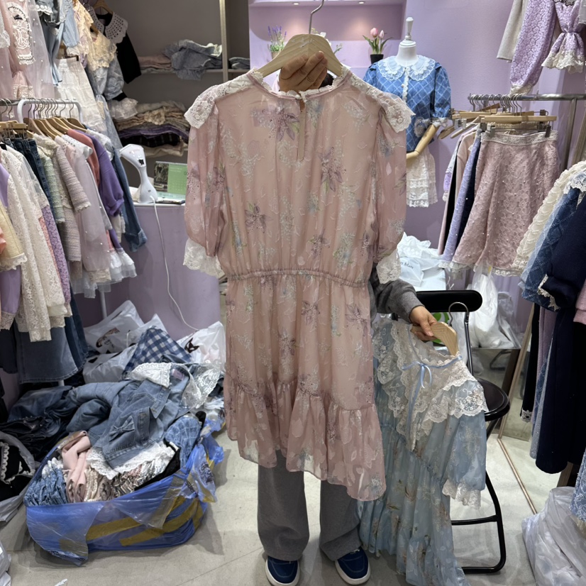 MS韓國直郵實拍女士新品推薦熱賣時尚職業26春夏人氣連衣裙MS連衣裙