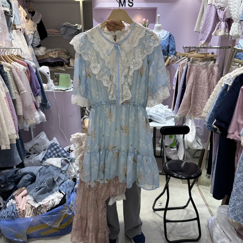 MS韓國直郵實拍女士新品推薦熱賣時尚職業26春夏人氣連衣裙MS連衣裙圖色1