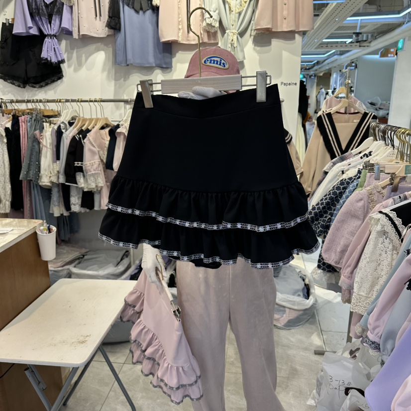 PAPA韓國代購女裝新品休閑時尚26春夏人氣熱賣職業推薦裙褲PaPa/HALMADE裙褲圖色3