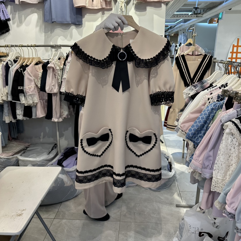 PAPA韓國直郵實拍女士新款職業時尚休閑26春夏熱賣連衣裙PaPa/HALMADE連衣裙圖色1