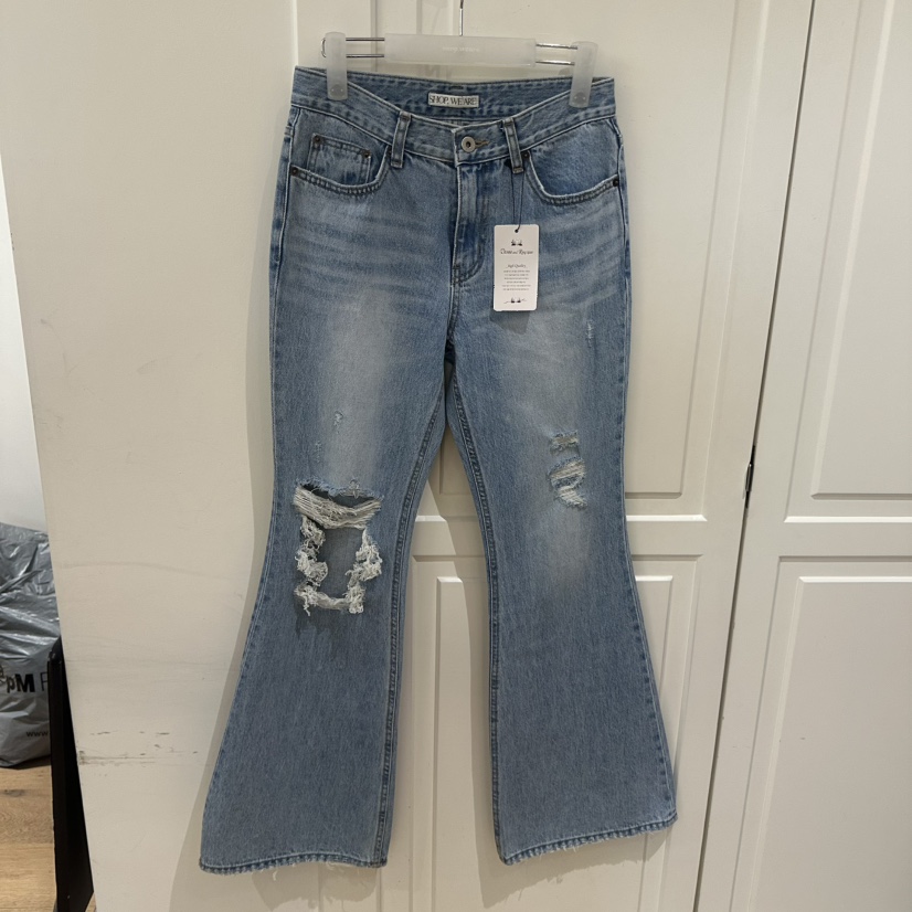 WE ARE/WELOVER韓國直郵實拍女裝新款熱賣休閑職業牛仔褲SHOP_WE ARE牛仔褲圖色1