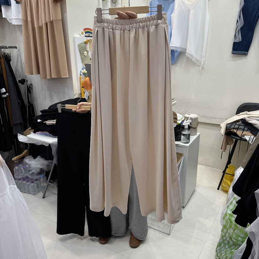 HOJAE韓國東大門直郵女裝新品休閑熱賣職業26春夏時尚休閑褲MID-LEVEL JUMP休閑褲