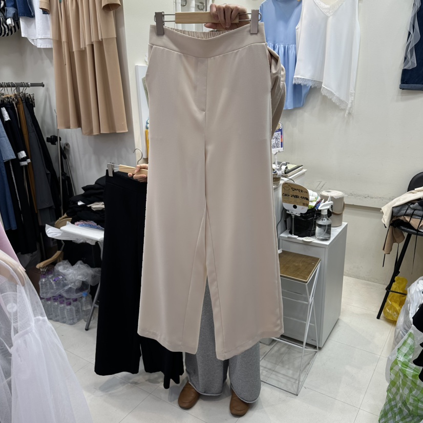 HOJAE韓國東大門直郵女裝新品休閑熱賣職業26春夏時尚休閑褲MID-LEVEL JUMP休閑褲圖色1