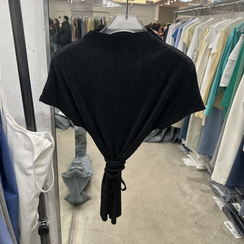 HELVETICA韓國直郵女裝新款熱賣休閑26春夏時尚T恤含腰繩HELVETICAT恤圖色4