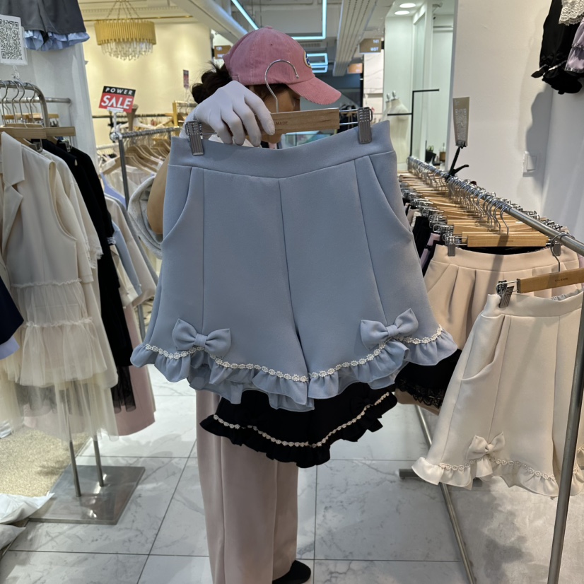 PAPA韓國東大門代購女士新款熱賣休閑推薦時尚職業26春夏短褲PaPa/HALMADE短褲圖色2