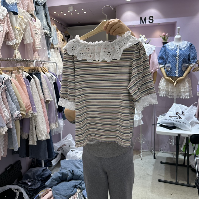 MS韓國東大門直郵女裝新品休閑26春夏職業熱賣推薦人氣T恤MST恤