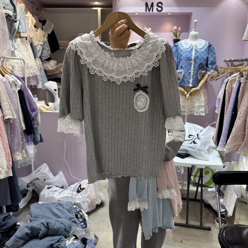 MS韓國直郵女士新款休閑時尚熱賣人氣職業26春夏推薦T恤MST恤圖色3