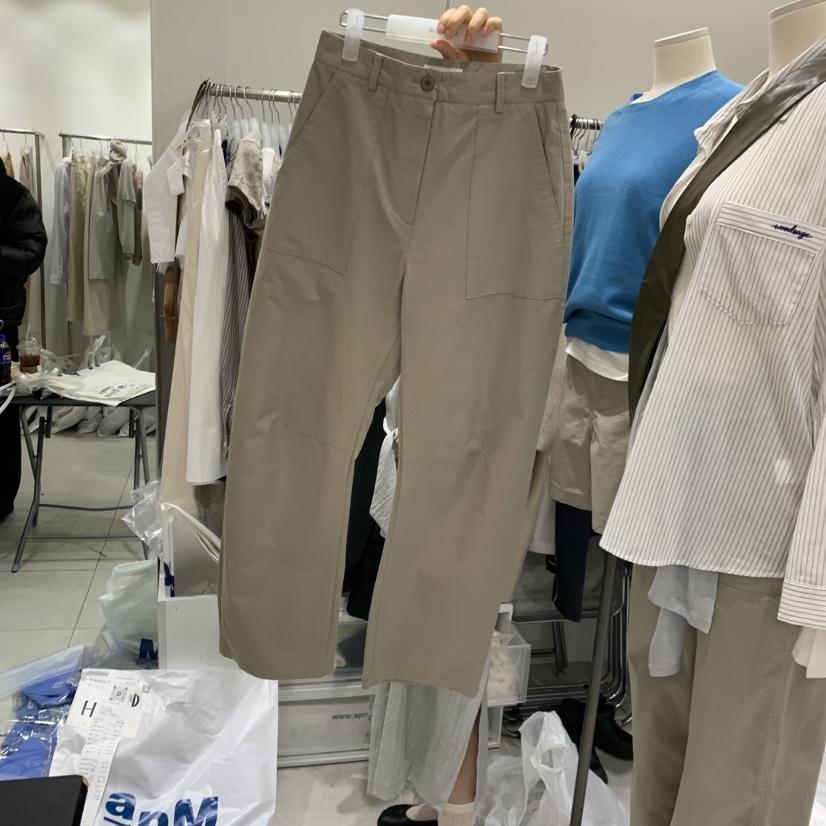 WOOD SAGE韓國直郵女士新款時尚熱賣推薦26春夏休閑休閑褲WOOD SAGE休閑褲圖色2