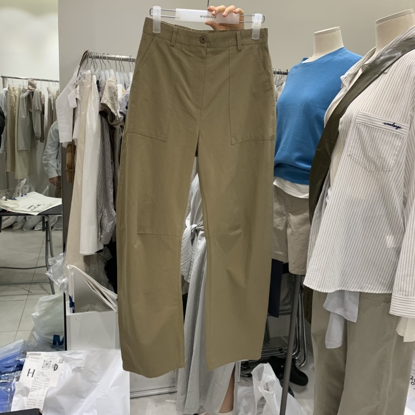 WOOD SAGE韓國直郵女士新款時尚熱賣推薦26春夏休閑休閑褲WOOD SAGE休閑褲圖色3