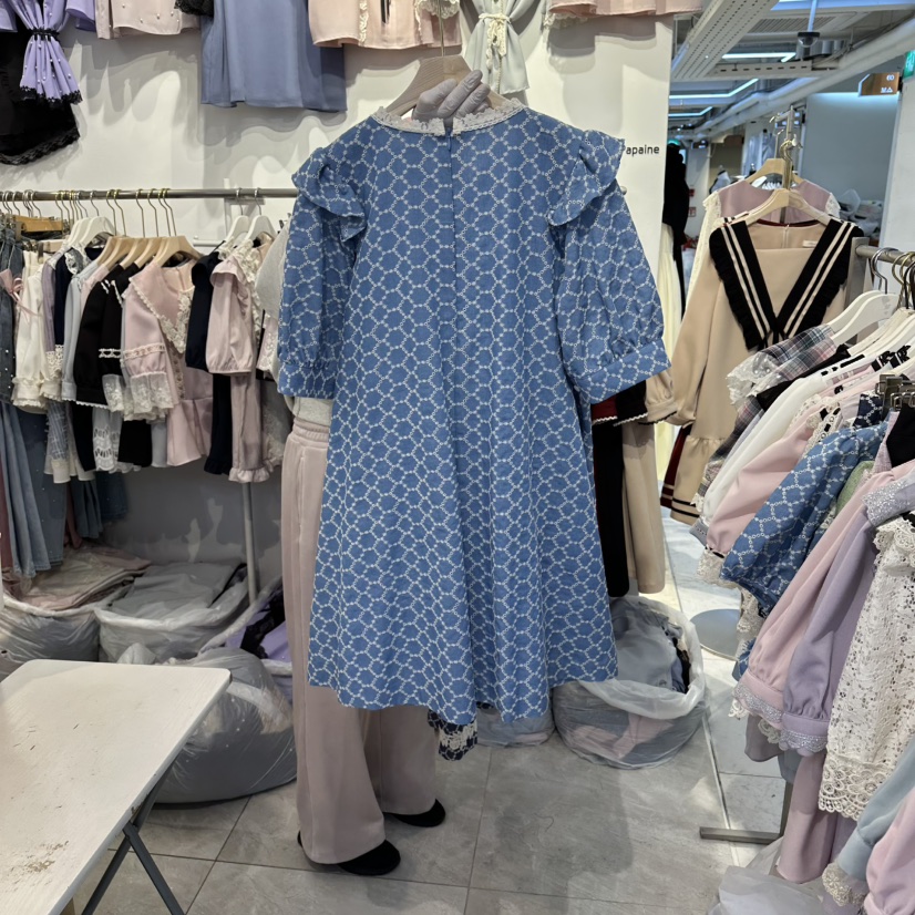 PAPA韓國東大門代購女裝新款推薦熱賣時尚人氣休閑連衣裙PaPa/HALMADE連衣裙