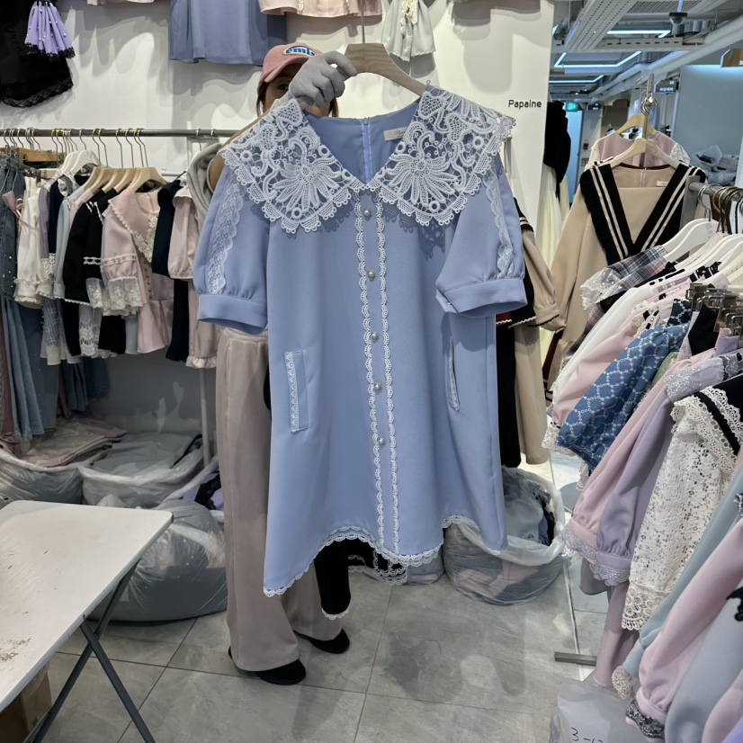 PAPA韓國東大門代購女士新品時尚26春夏推薦職業熱賣連衣裙PaPa/HALMADE連衣裙圖色1