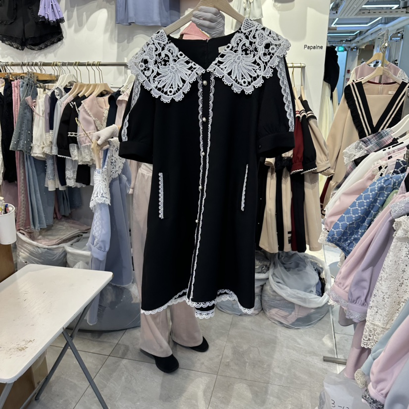 PAPA韓國東大門代購女士新品時尚26春夏推薦職業熱賣連衣裙PaPa/HALMADE連衣裙圖色3