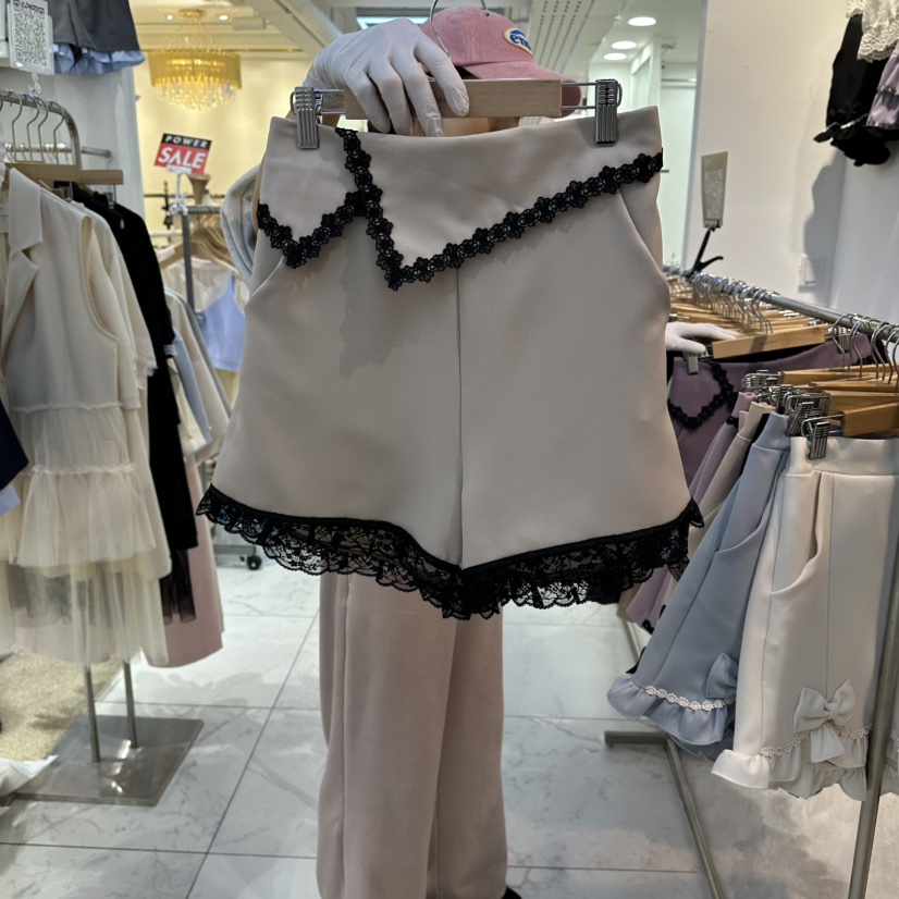 PAPA韓國直郵女裝新款26春夏時尚推薦休閑熱賣人氣職業短褲PaPa/HALMADE短褲圖色1