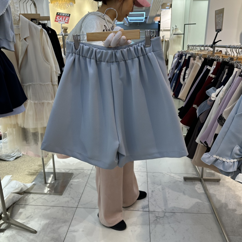 PAPA韓國東大門直郵女士新款時尚職業休閑人氣推薦短褲繡花PaPa/HALMADE短褲