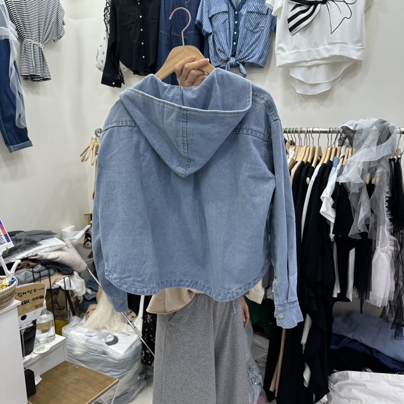 HOJAE韓國東大門代購女裝新品時尚26春夏熱賣人氣夾克連帽MID-LEVEL JUMP夾克