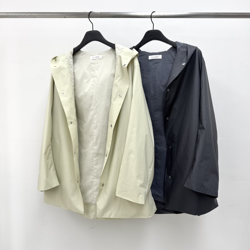 RIVER韓國東大門代購女裝新款時尚職業人氣休閑26春夏夾克連帽WATER/RIVER夾克