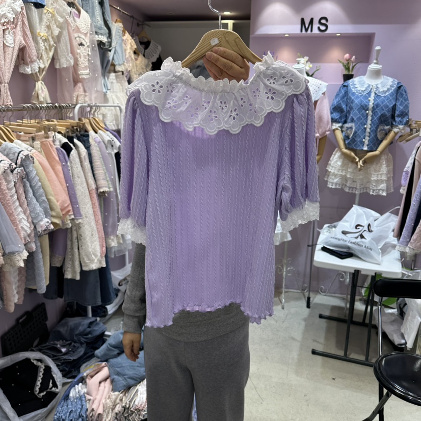 MS韓國直郵女士新款26春夏推薦時尚熱賣人氣職業休閑T恤MST恤