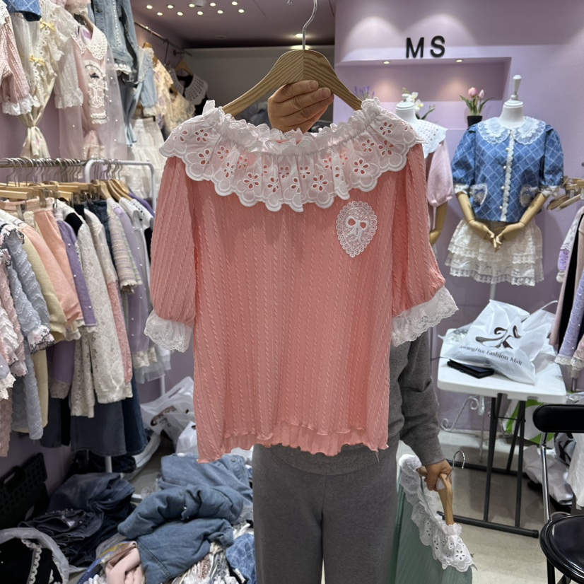 MS韓國直郵女士新款26春夏推薦時尚熱賣人氣職業休閑T恤MST恤圖色3