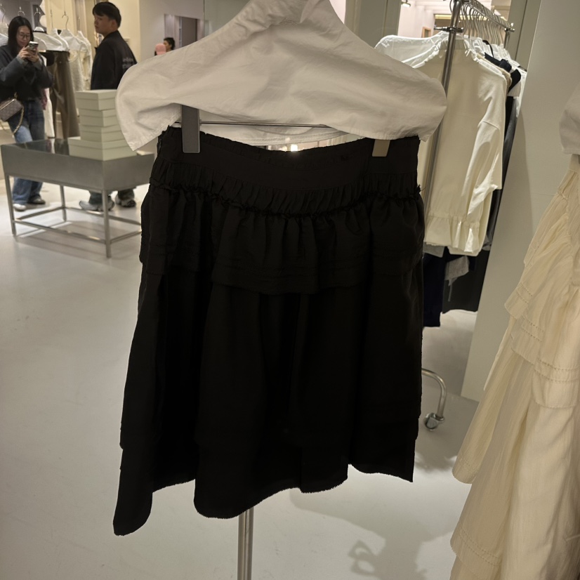 LOVE YOU SO MUCH/MORE THAN YESTERDAY韓國直郵女士新品時尚短裙刺繡繡花LYSM/MORE THAN YESTERDAY短裙圖色2