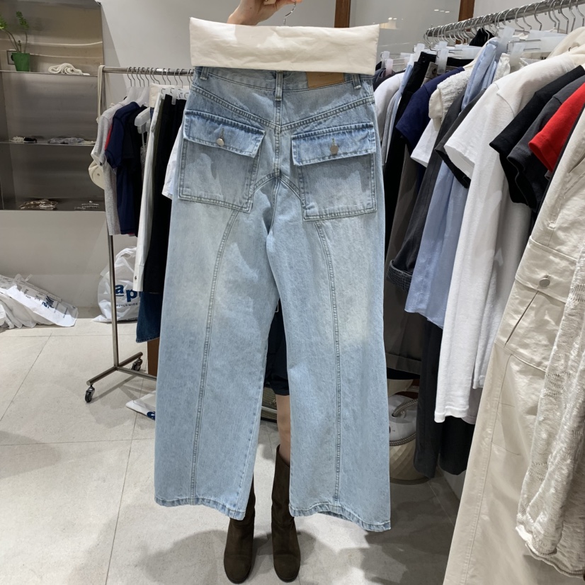 TEMPTING韓國直郵女裝新品休閑時尚職業26春夏推薦牛仔褲TEMPTING牛仔褲