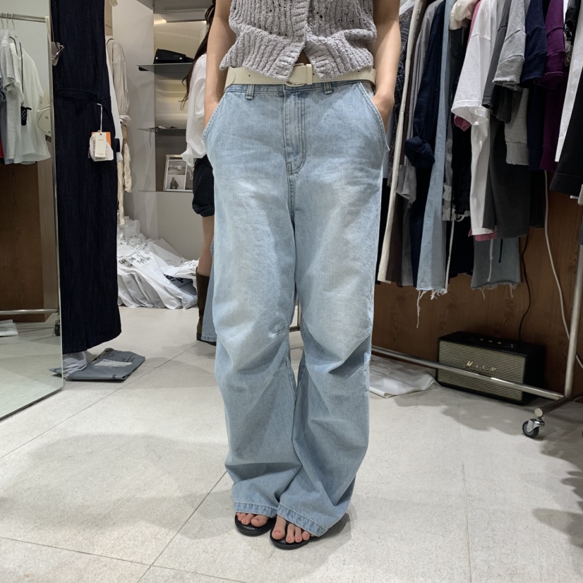 TEMPTING韓國直郵女裝新品休閑時尚職業26春夏推薦牛仔褲TEMPTING牛仔褲