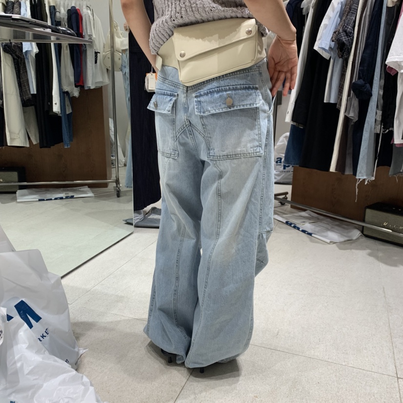 TEMPTING韓國直郵女裝新品休閑時尚職業26春夏推薦牛仔褲TEMPTING牛仔褲