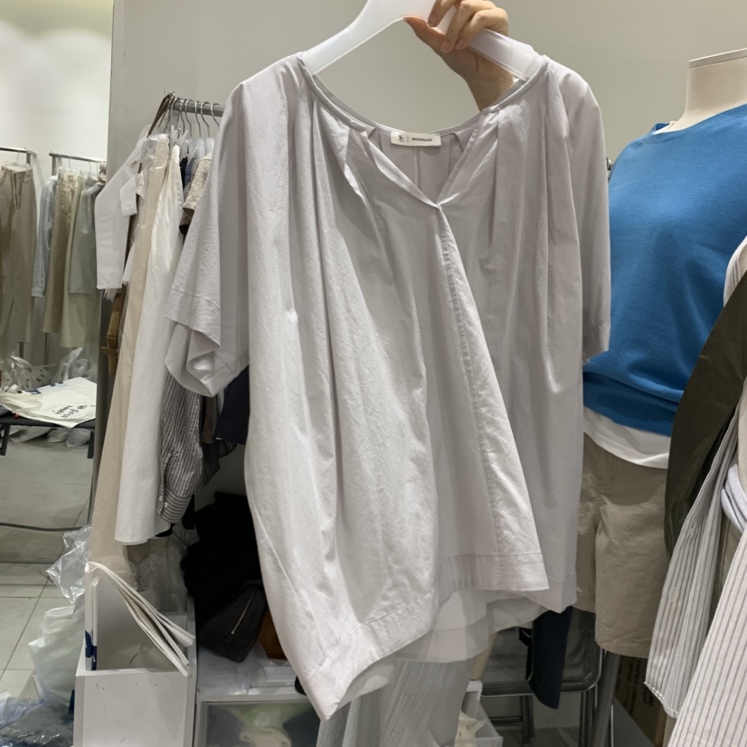 WOOD SAGE韓國直郵女士新品職業休閑推薦人氣襯衫蕾絲衫WOOD SAGE襯衫/蕾絲衫圖色2