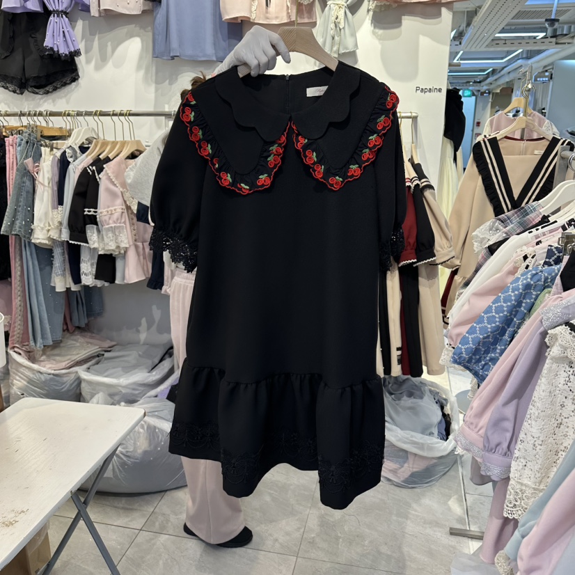 PAPA韓國直郵實拍女士新款人氣休閑推薦時尚26春夏連衣裙PaPa/HALMADE連衣裙圖色3