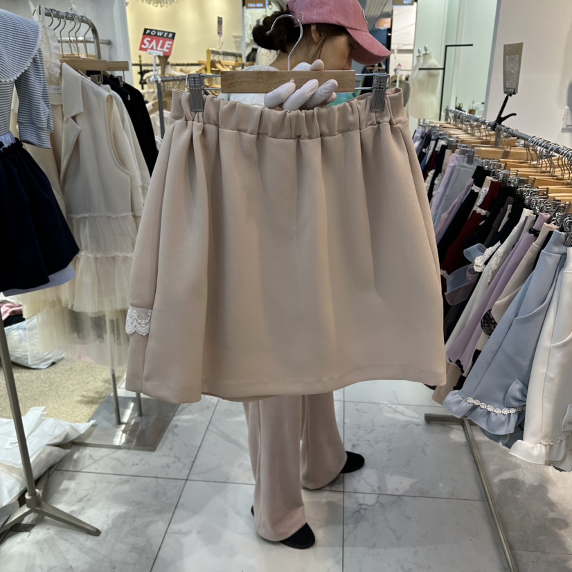 PAPA韓國代購女裝新品時尚推薦熱賣職業26春夏休閑人氣短裙PaPa/HALMADE短裙