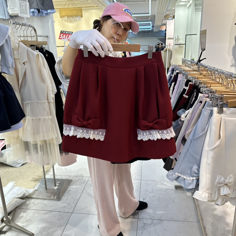 PAPA韓國代購女裝新品時尚推薦熱賣職業26春夏休閑人氣短裙PaPa/HALMADE短裙圖色2