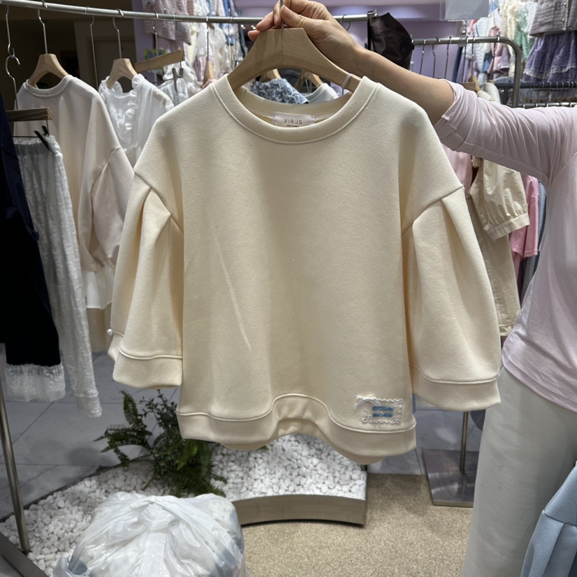 VIRUS韓國代購女裝新品時尚熱賣推薦26春夏人氣職業休閑T恤VIRUST恤圖色1