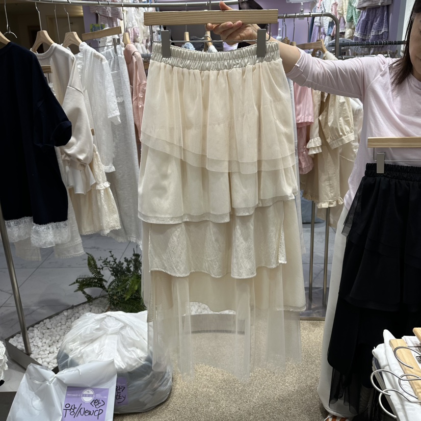 VIRUS韓國東大門直郵女士新款時尚休閑推薦職業人氣26春夏長裙VIRUS長裙圖色1