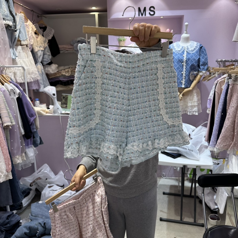 MS韓國東大門直郵女士新品職業時尚熱賣推薦人氣26春夏短褲MS短褲圖色1