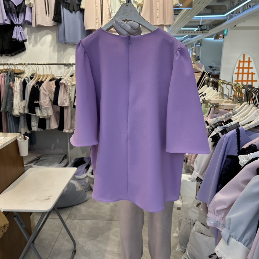 PAPA韓國東大門直郵女裝新品26春夏熱賣襯衫蕾絲衫假兩件PaPa/HALMADE襯衫/蕾絲衫