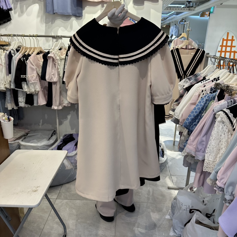 PAPA韓國直郵實拍女裝新款推薦休閑26春夏時尚職業連衣裙PaPa/HALMADE連衣裙