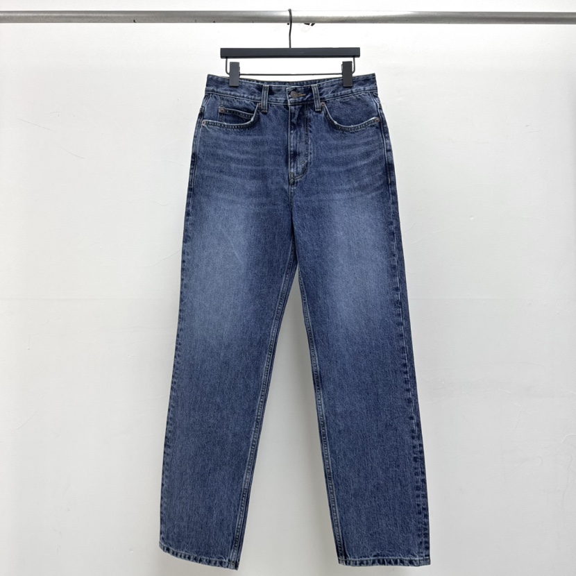 RIVER韓國東大門直郵女裝新款推薦熱賣職業牛仔褲直筒牛仔WATER/RIVER牛仔褲圖色2