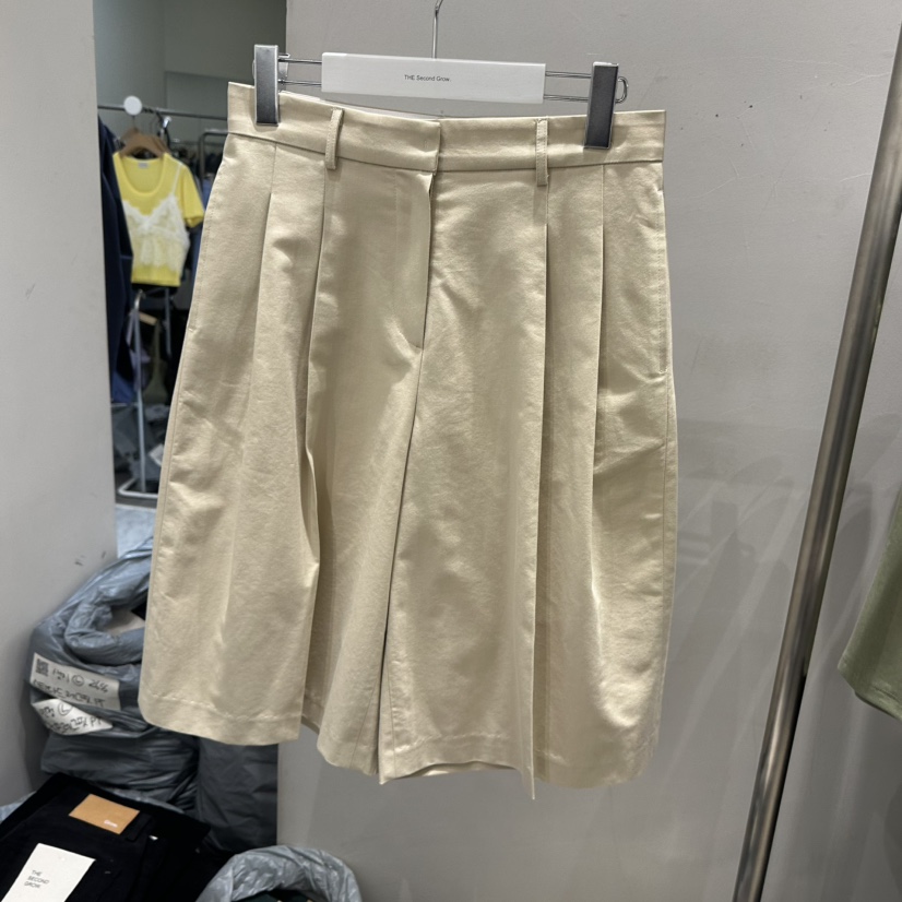 THE SECOND GROW/QUEENSRABBIT韓國直郵女裝新品休閑短褲褶裥THE SECOND GROW/QUEENSRABBIT短褲圖色1