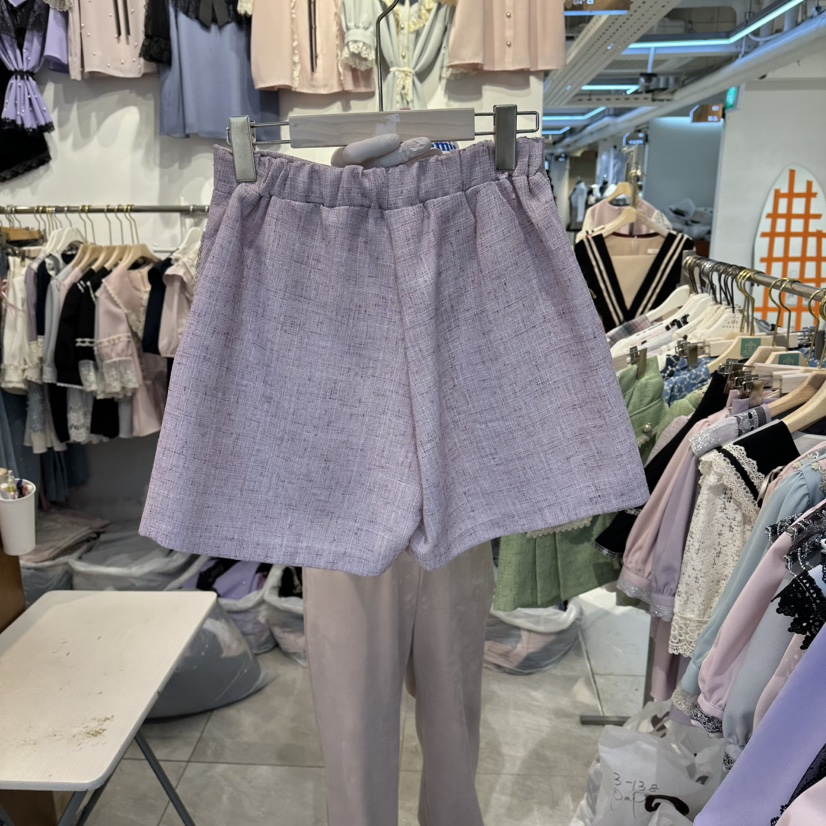 PAPA韓國代購女士新品休閑職業時尚推薦熱賣人氣26春夏短褲PaPa/HALMADE短褲