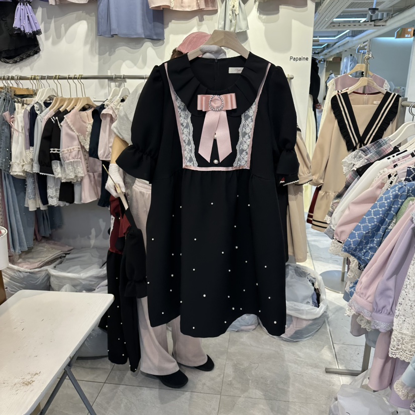 PAPA韓國東大門直郵女裝新款推薦職業人氣時尚休閑連衣裙PaPa/HALMADE連衣裙圖色3