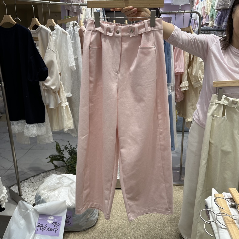 VIRUS韓國直郵女士新品熱賣人氣休閑26春夏時尚休閑褲棉質VIRUS休閑褲圖色2