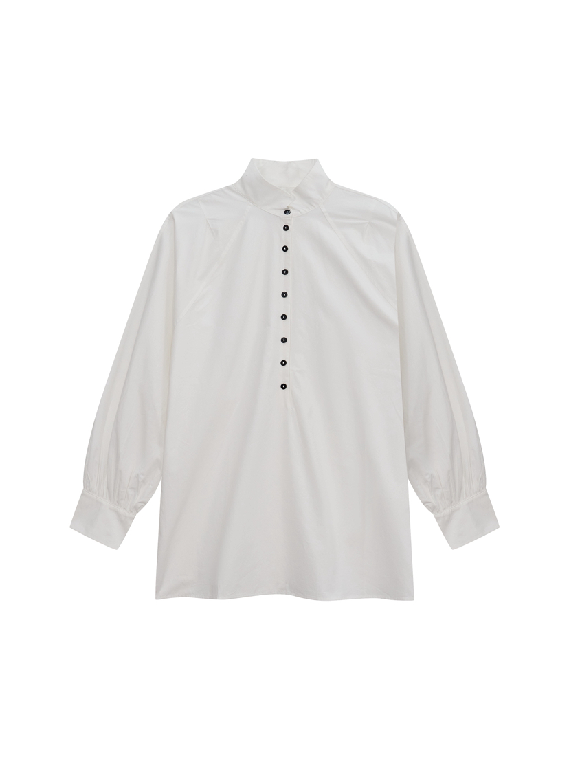 TEXTURE韓國東大門直郵女士新品26春夏職業推薦襯衫蕾絲衫TEXTURE襯衫/蕾絲衫圖色1