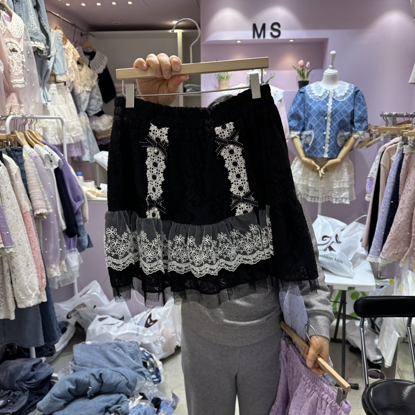 MS韓國東大門直郵女士新品時尚休閑26春夏人氣職業推薦裙褲MS裙褲圖色3