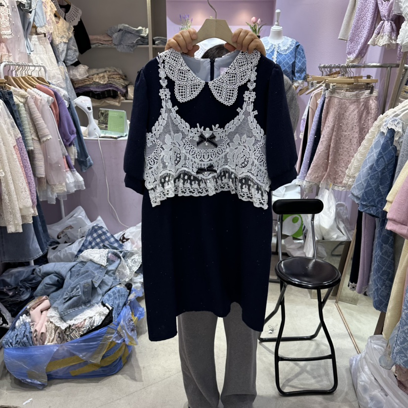 MS韓國東大門直郵女裝新品時尚職業人氣休閑26春夏連衣裙MS連衣裙圖色3