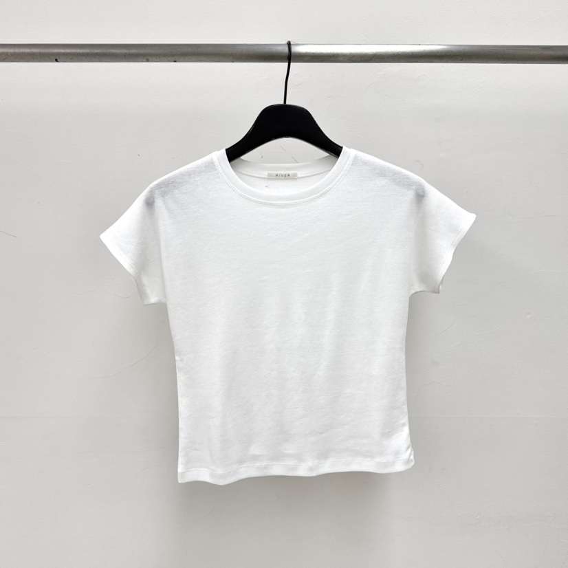 RIVER韓國東大門直郵女士新品休閑時尚推薦熱賣26春夏T恤WATER/RIVERT恤圖色3