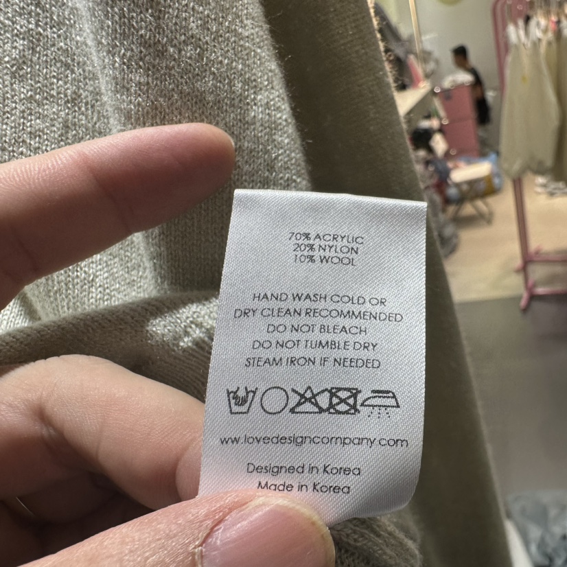 LOVE YOU SO MUCH/MORE THAN YESTERDAY韓國直郵實拍女士新品休閑針織衫LYSM/MORE THAN YESTERDAY針織衫