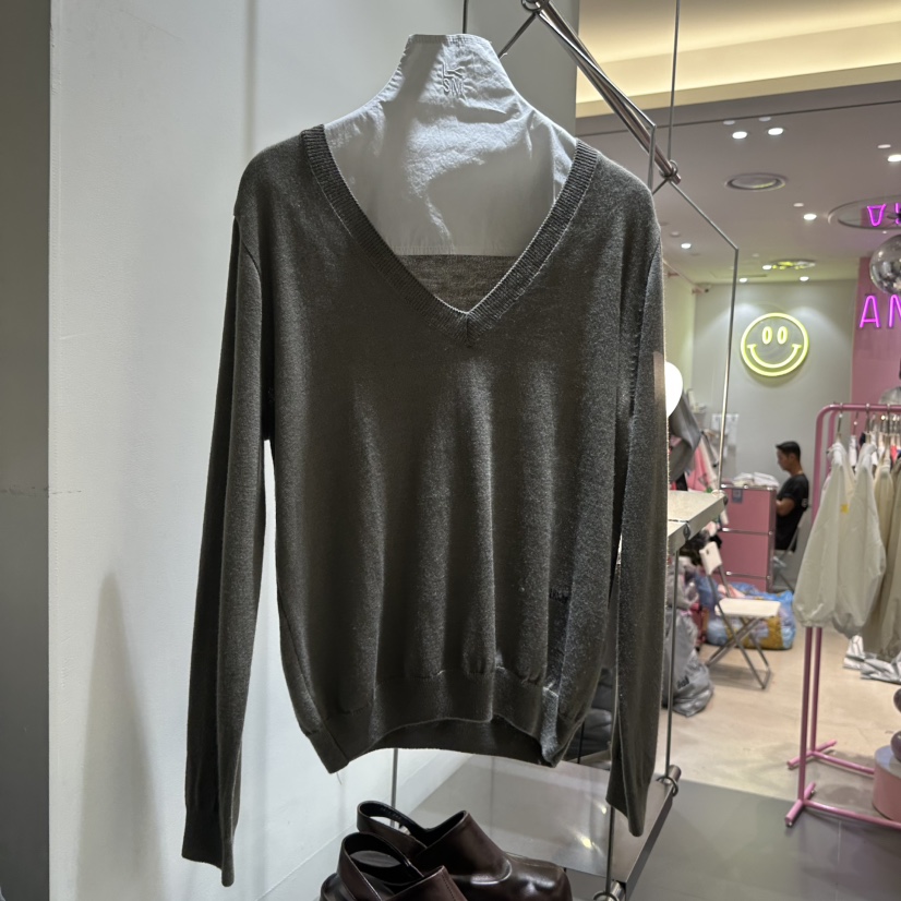 LOVE YOU SO MUCH/MORE THAN YESTERDAY韓國直郵實拍女士新品休閑針織衫LYSM/MORE THAN YESTERDAY針織衫圖色2