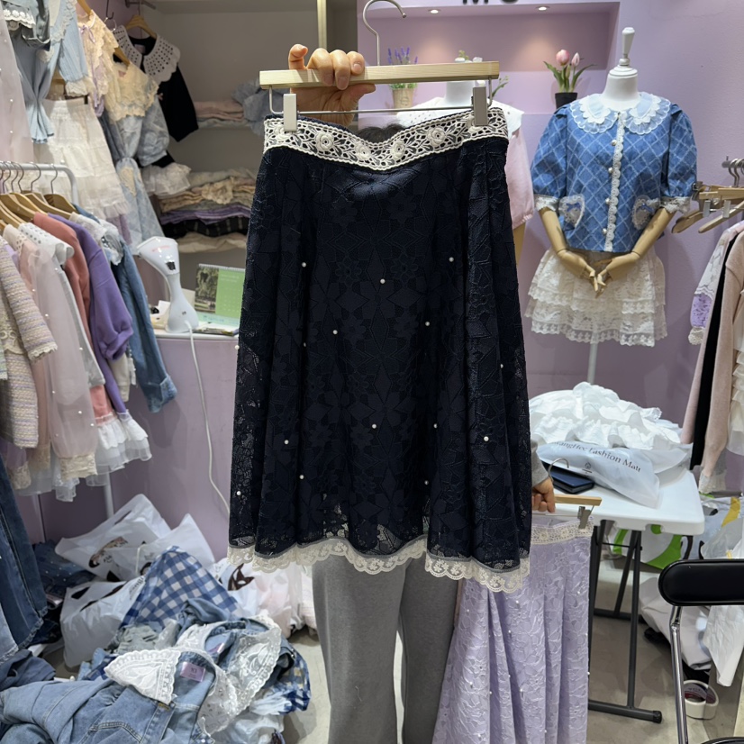 MS韓國直郵實拍女士新品熱賣休閑職業人氣26春夏半身裙中短裙MS半身裙/中短裙圖色3