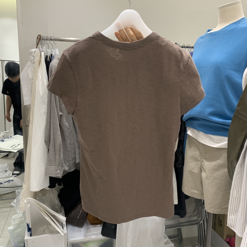 WOOD SAGE韓國東大門直郵女士新款26春夏推薦職業時尚T恤WOOD SAGET恤